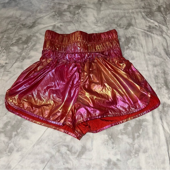 Free People Pants - Free People Movement Iridescent Active Shorts